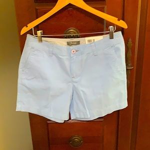 Brand new light blue shorts.